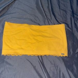 Hollister Bandeau Top With Lace Back